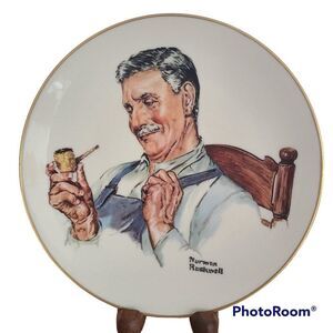 Norman Rockwell Plate "Home From the Fields" Limited Edition Collector's Plate